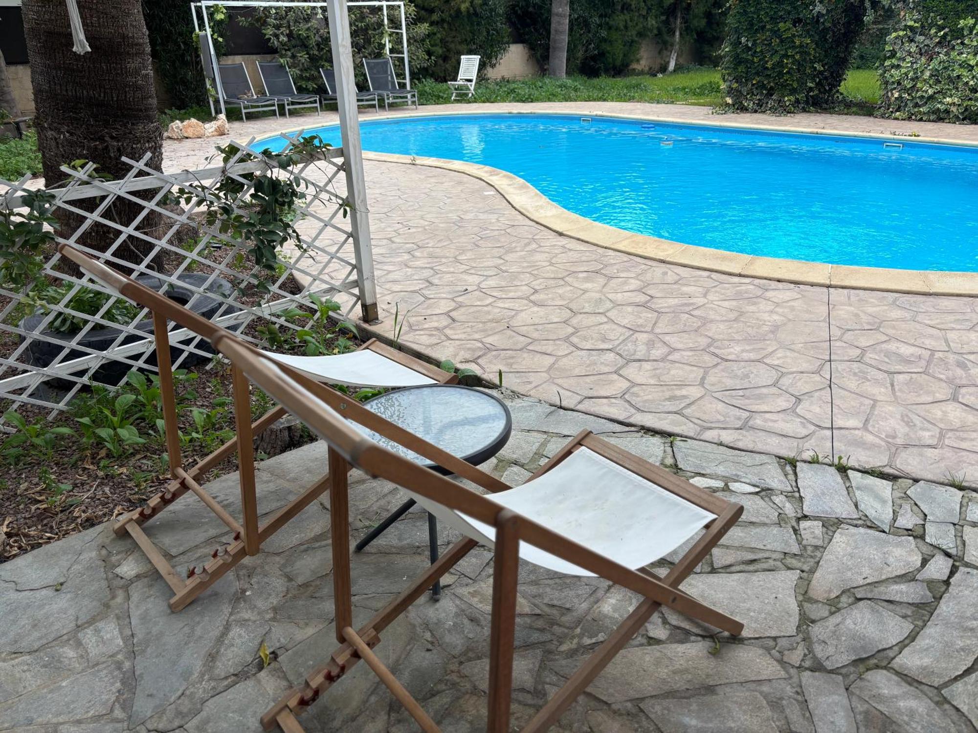 Mediterranean Poolside Garden Cottage Kiti Exterior foto